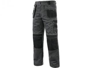Kalhoty do pasu CXS ORION TEODOR PLUS, pánské, šedo-černé Velikost: 46