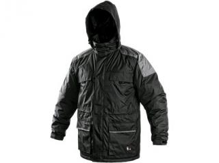 Pánská zimní bunda FREMONT, černo-šedá Velikost: L