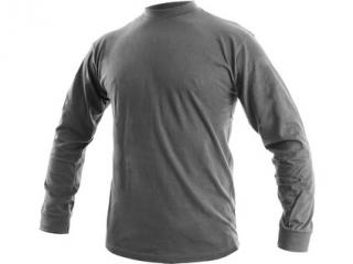 Pánské tričko s dlouhým rukávem PETR, zinkové Velikost: S