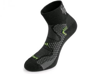 Ponožky CXS SOFT, černo-žluté Velikost: 46
