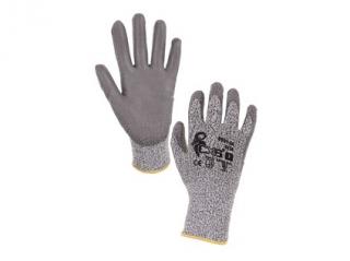 Protipořezové rukavice CITA, šedé Velikost: 10