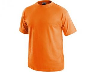 Tričko CXS DANIEL, krátký rukáv, oranžové Velikost: XL