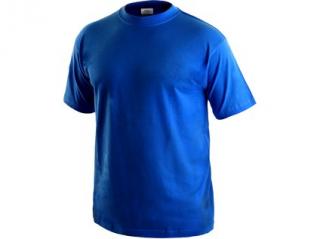 Tričko CXS DANIEL, krátký rukáv, středně modré Velikost: L