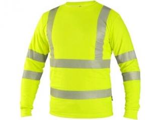 TRIČKO CXS OLDHAM, DLOUHÝ RUKÁV, VÝSTRAŽNÉ, PÁNSKÉ, ŽLUTÉ Velikost: L