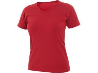 Tričko ELLA, dámské, červené Velikost: M