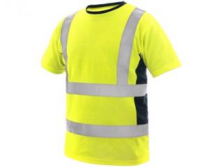 Tričko EXETER, výstražné, pánské, žluté Velikost: XL