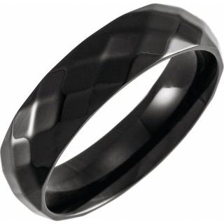 Salaba Černý titanový prsten TOM T52136 62mm MATERIÁL: TITAN, ŠÍŘE PRSTENU: 6 mm