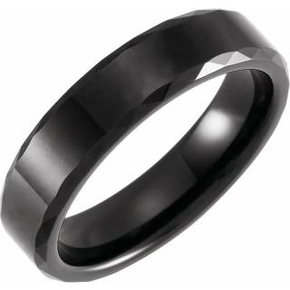 Salaba Černý wolframový prsten CARL TAR52133 62mm MATERIÁL: WOLFRAM, ŠÍŘE PRSTENU: 6 mm