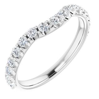 Salaba Diamantový snubní prsten PEONY 122759 54mm DRAHOKAMY: LAB-GROWN DIAMANTY, MATERIÁL: BÍLÉ ZLATO 14 kt (585/1000)