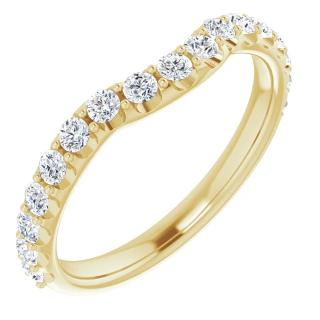 Salaba Diamantový snubní prsten PEONY 122759 54mm DRAHOKAMY: MOISSANITY, MATERIÁL: ŽLUTÉ ZLATO 14 kt (585/1000)