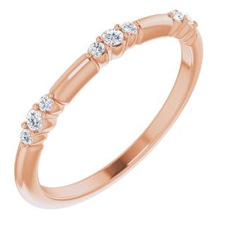 Salaba Lab-grown diamantový prsten 124033 54mm DRAHOKAMY: LAB-GROWN DIAMANTY, MATERIÁL: RŮŽOVÉ ZLATO 14 kt (585/1000)
