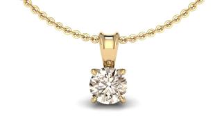 Salaba Luxusní šperky JASMINE s diamanty Light Brown MATERIÁL: ŽLUTÉ ZLATO 14 kt (585/1000), ŠPERK: PŘÍVĚS