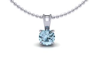 Salaba Luxusní šperky JASMINE s topazy Ice Blue MATERIÁL: BÍLÉ ZLATO 14 kt (585/1000), ŠPERK: PŘÍVĚS
