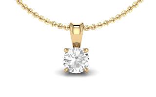 Salaba Luxusní šperky JASMINE s topazy White MATERIÁL: ŽLUTÉ ZLATO 14 kt (585/1000), ŠPERK: PŘÍVĚS