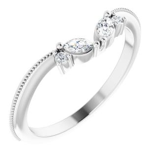Salaba Netradiční snubní prsten GINA 124561 54mm DRAHOKAMY: LAB-GROWN DIAMANTY, MATERIÁL: BÍLÉ ZLATO 14 kt (585/1000)