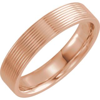 Salaba Pánský snubní prsten FILIP 51942 62mm MATERIÁL: RŮŽOVÉ ZLATO 14 kt (585/1000), ŠÍŘE PRSTENU: 5 mm