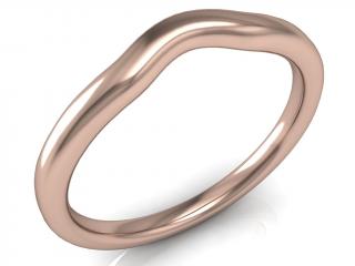 Salaba Snubní prsten ANNA 51236 54mm MATERIÁL: RŮŽOVÉ ZLATO 14 kt (585/1000)