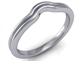 Salaba Snubní prsten LINDSEY 51253 54mm MATERIÁL: BÍLÉ ZLATO     14 kt (585/1000)