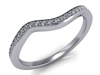 Salaba Snubní prsten NORA 122166 54mm DRAHOKAMY: LAB-GROWN DIAMANTY, MATERIÁL: BÍLÉ ZLATO 14 kt (585/1000)