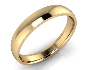Salaba Snubní prsten PAUL 4,00 64mm MATERIÁL: ŽLUTÉ ZLATO  18 kt (750/1000), ŠÍŘE PRSTENU: 4 mm