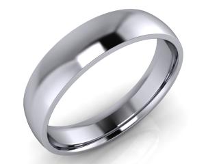 Salaba Snubní prsten PAUL 5-6,00 64mm MATERIÁL: BÍLÉ ZLATO     14 kt (585/1000), ŠÍŘE PRSTENU: 5 mm