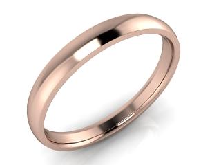 Salaba Snubní prsten PAUL 64mm MATERIÁL: RŮŽOVÉ ZLATO  14 kt (585/1000), ŠÍŘE PRSTENU: 3 mm