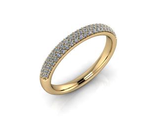 Salaba Snubní prsten PAVE 123620 54mm DRAHOKAMY: LAB-GROWN DIAMANTY, MATERIÁL: ŽLUTÉ ZLATO 14 kt (585/1000)