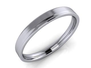 Salaba Snubní prsten ROBERT 2-3,00 64mm MATERIÁL: BÍLÉ ZLATO     14 kt (585/1000), ŠÍŘE PRSTENU: 2 mm