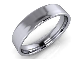 Salaba Snubní prsten ROBERT 5-6,00 64mm MATERIÁL: BÍLÉ ZLATO     14 kt (585/1000), ŠÍŘE PRSTENU: 5 mm