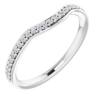 Salaba Snubní prsten s diamanty  LEILA18600 54mm DRAHOKAMY: MOISSANITY, MATERIÁL: BÍLÉ ZLATO 14 kt (585/1000)