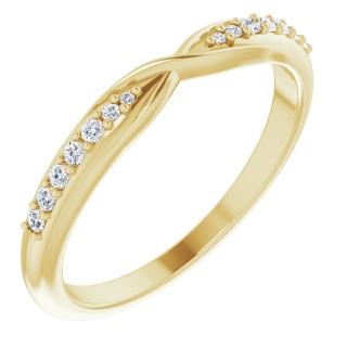 Salaba Snubní prsten XENA 124562 54mm DRAHOKAMY: LAB-GROWN DIAMANTY, MATERIÁL: ŽLUTÉ ZLATO 14 kt (585/1000)
