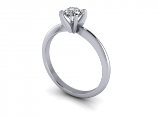 Salaba Zásnubní prsten DITA 140401L 54mm MATERIÁL: PLATINA (950/1000), VELIKOST CENTRÁLNÍHO KAMENE: LAB-GROWN DIAMANT 0,50ct  (⌀ 5,10 mm)