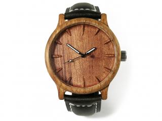 Dřevěné hodinky 3D - Klasik I Gravírování produktu: Bez věnování, Gravírování krabičky: Bez věnování, Krabička: Dřevěná