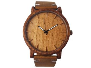 Dřevěné hodinky 3D - Klasik II Gravírování produktu: Bez věnování, Gravírování krabičky: Bez věnování, Krabička: Dřevěná