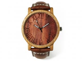 Dřevěné hodinky 3D- Time II Gravírování produktu: Bez věnování, Gravírování krabičky: Bez věnování, Krabička: Dřevěná