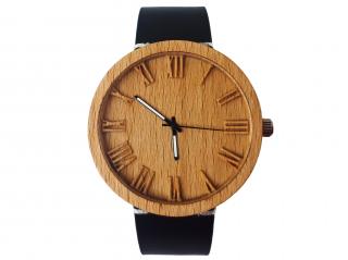 Dřevěné hodinky 3D - Time III Gravírování produktu: Bez věnování, Gravírování krabičky: Bez věnování, Krabička: Dřevěná