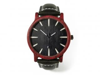 Dřevěné hodinky Christian & Satine Gravírování produktu: Bez věnování, Gravírování krabičky: Bez věnování, Krabička: Dřevěná