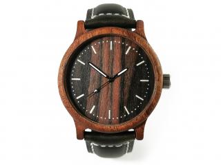 Dřevěné hodinky JONÁŠ Gravírování produktu: Bez věnování, Gravírování krabičky: Bez věnování, Krabička: Dřevěná
