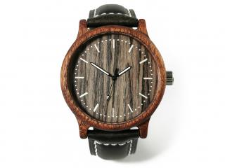 Dřevěné hodinky MATYÁŠ Gravírování produktu: Bez věnování, Gravírování krabičky: Bez věnování, Krabička: Dřevěná