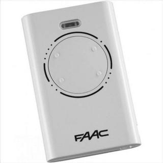 Dálkový ovladač bílý pro FAAC XT4 868 SLH LR pohon bran a vrat (Dálkové ovládání 868 MHz)