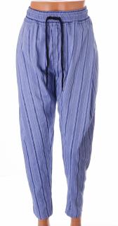 Kalhoty volnočasové Otantik Street Soul modré s černým a bílým proužkem NOVÉ S VISAČKOU vel L
