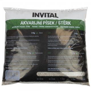 Akvarijní písek křemičitý 0,8-1,2mm 3kg