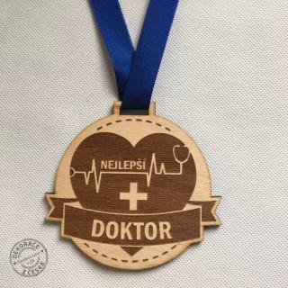 Dřevěná medaile Nejlepší doktor