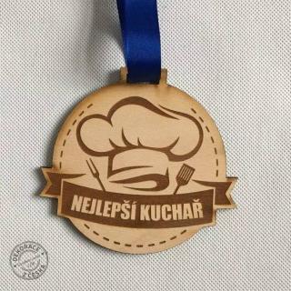 Dřevěná medaile Nejlepší kuchař