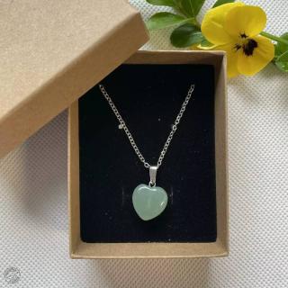 Šperk srdce z minerálů Skvělé kamarádce - více variant
