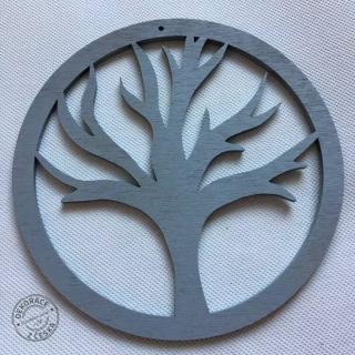 Strom života dřevěný 18 cm závěs šedý, 3 varianty
