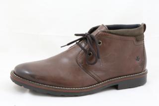 Pánská zimní kožená obuv Rieker 35324-25