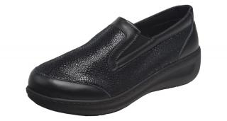 Dámská kožená zdravotní vycházková obuv SANTÉ černá Tabulka dámských velikostí: 37
