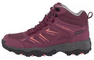 Dámské outdoorové trekové trekingové boty POLARINO TEX 0028384362 fialové Tabulka dámských velikostí: 38