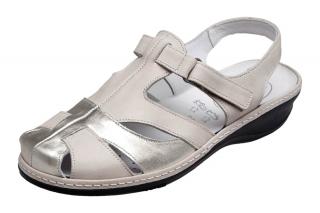 Zdravotní obuv dámská CS/000917 Natural - béžová Tabulka dámských velikostí: 37